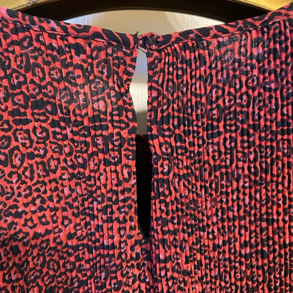 Zara Red and Black Cheetah Long Sleeve Size Small - Picture 6 of 6